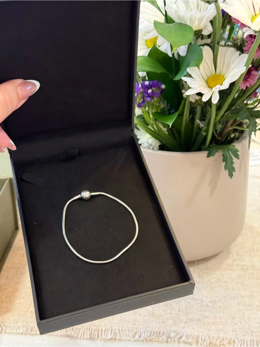 Pandora Moments Snake Chain Bracelet – Sterling Silver – New Without Box